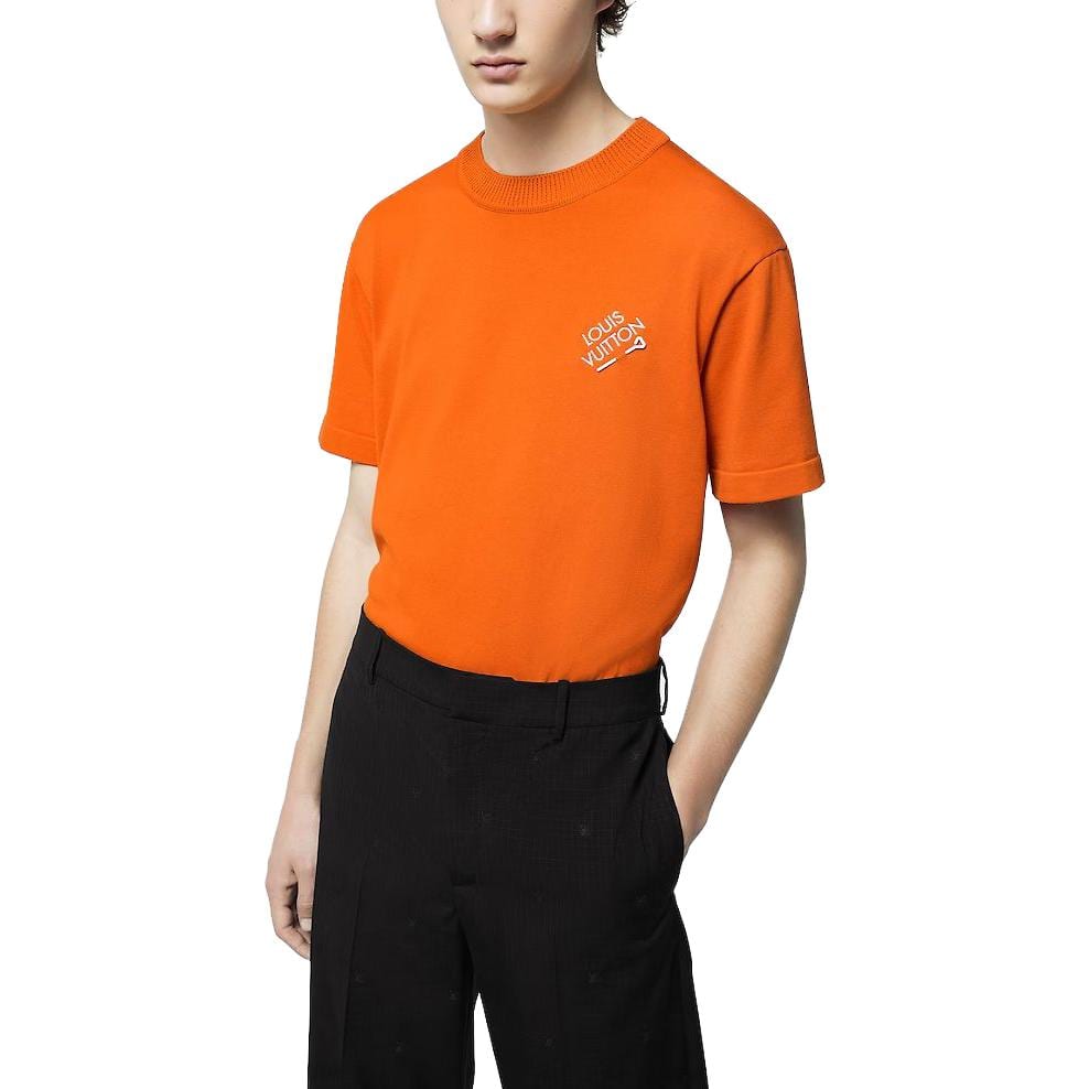 Louis Vuitton T-shirt con logo ricamato 1ABIY2