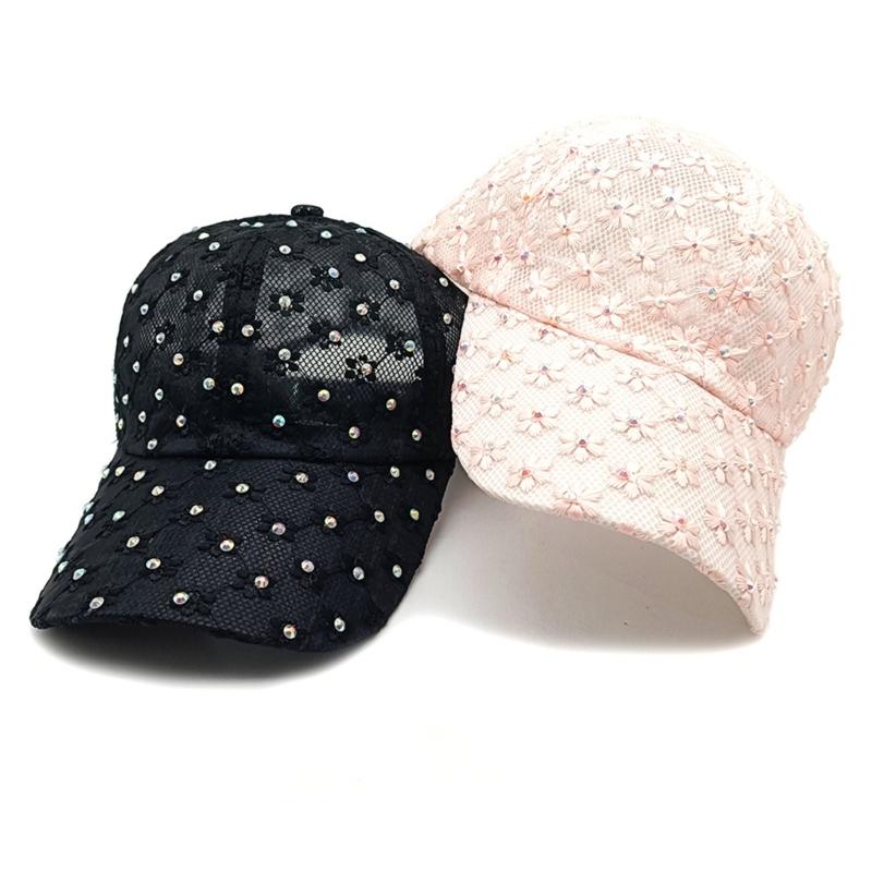 Stylish Floral Baseball Cap For Women And Men With Adjustable Strap Sun Protection Polyester Fabric Outdoor Caps