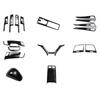 Jade Car Steering Wheel Carbon Fiber Sticker: Anti-Scratch Decoration for 13-20 Models