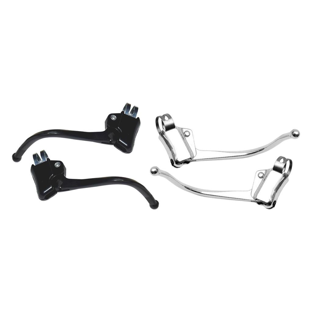 Reliable Metal Road Bike Brake Levers Easy Install Fixed Gear Hand Brake for Adult Bicycle Handlebars