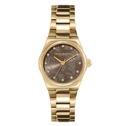 

Authorized Retailer: OLIVIA BURTON Women s Sport Luxe 28mm Mini Hex Mushroom & Gold Bracelet Watch, 24000107