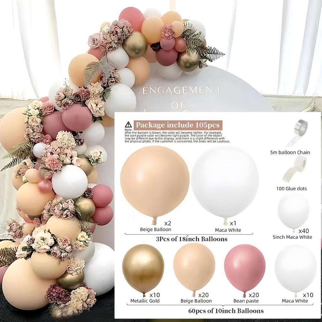 Wedding & Birthday Balloon Decoration Set