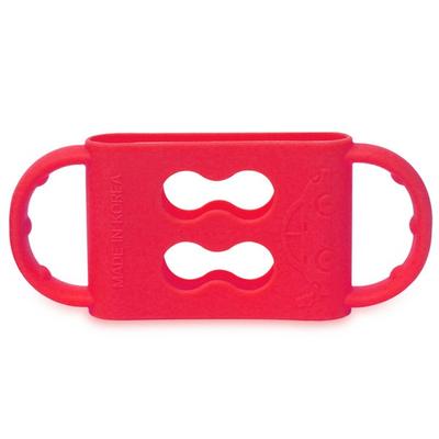 Hi-B Silicone Car Baby Bottle Handle, Red, 1 Piece