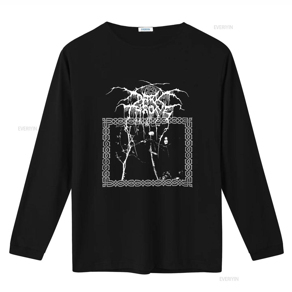 1993 DARKTHRONE TAAKEFERD 90s Vintage Death Metal T Shirt Rare Size XL vintage Washed streetwear graphic Unisex Breathable