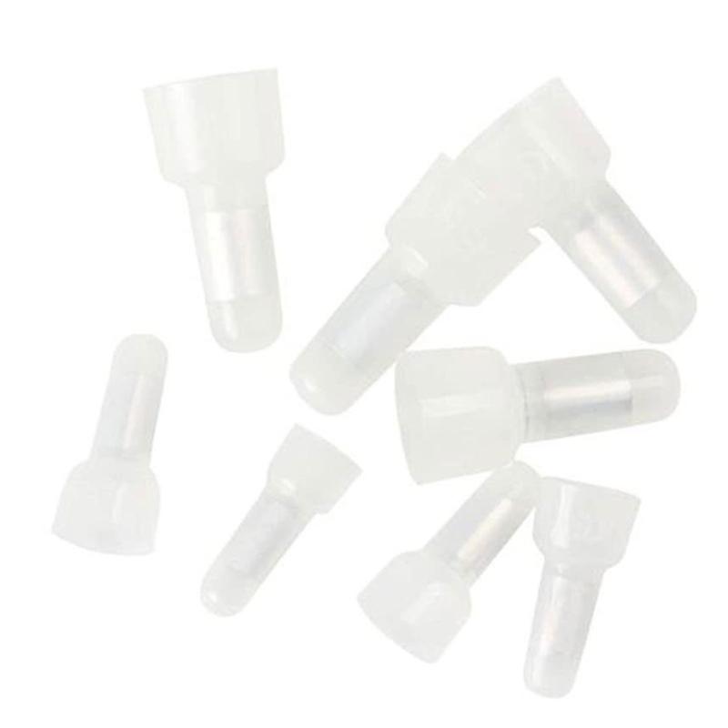 250pcs Nylon Insulated Closed End Crimps Connector Wire Crimps Caps Security Device Connector for Various Gauges Wire  