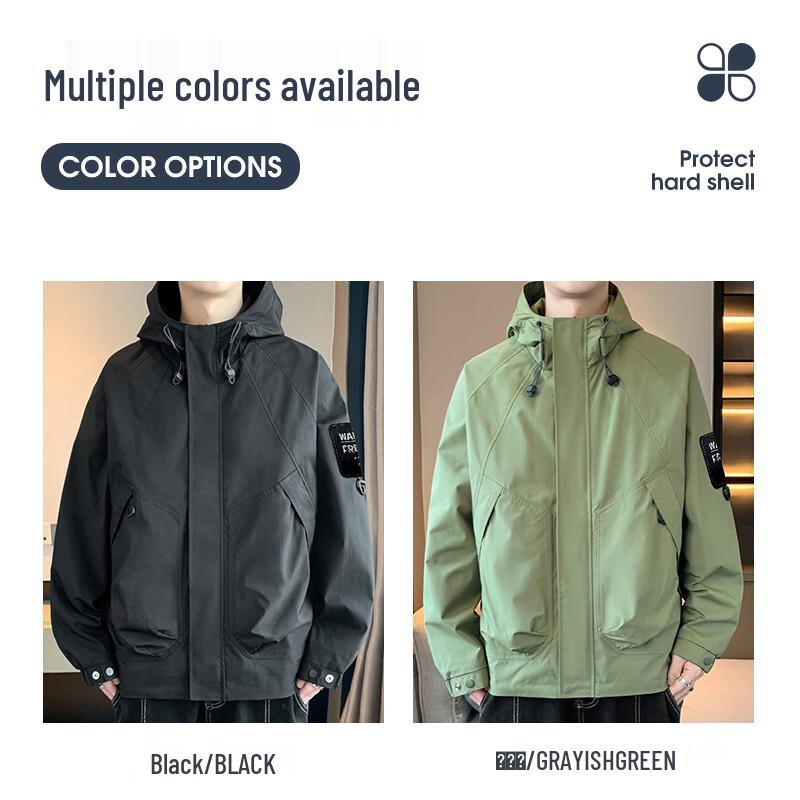 Warrior Men's Hooded Windproof Sports Jacket