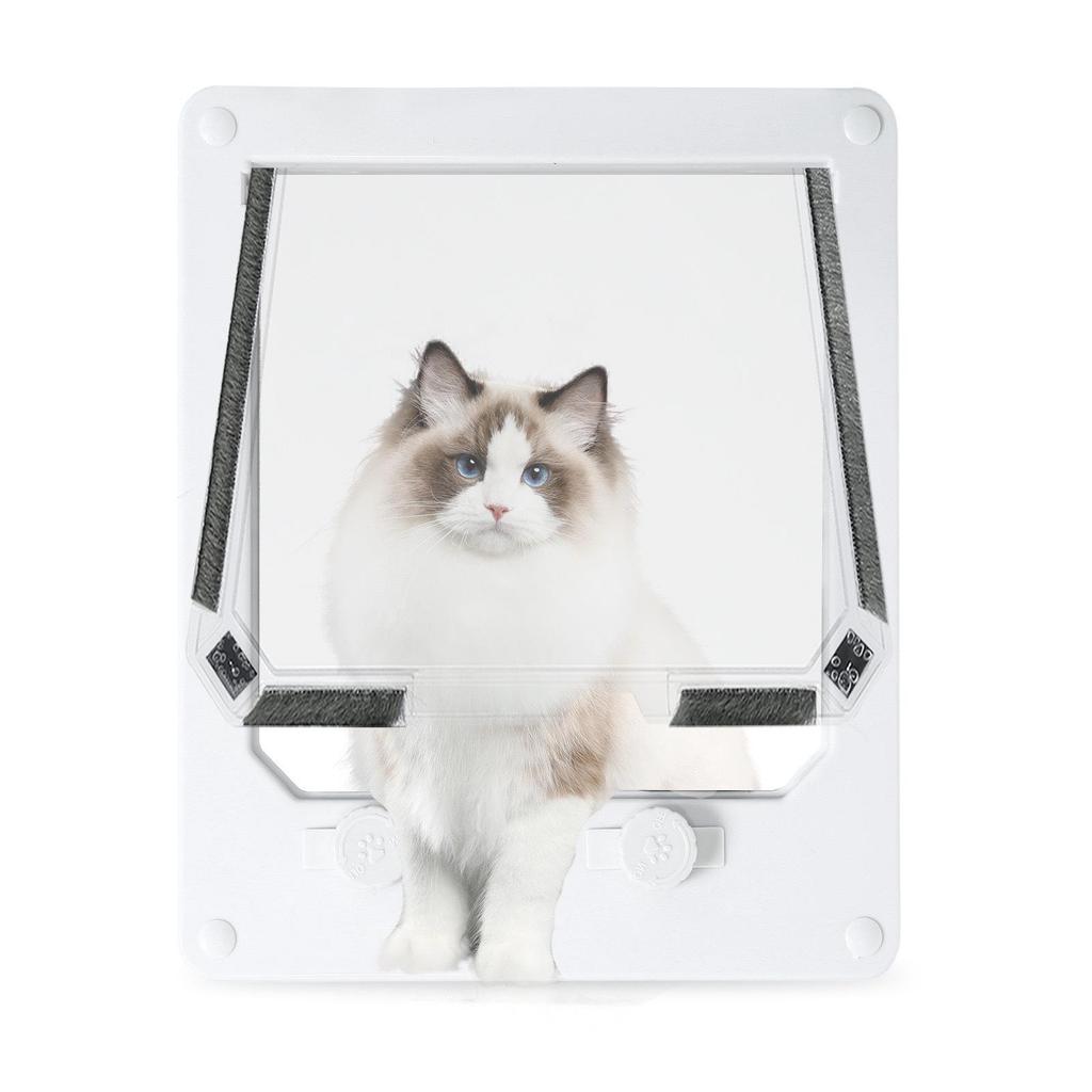 Dual Rotating Pet Door: Control Entry & Exit for Cats and Dogs