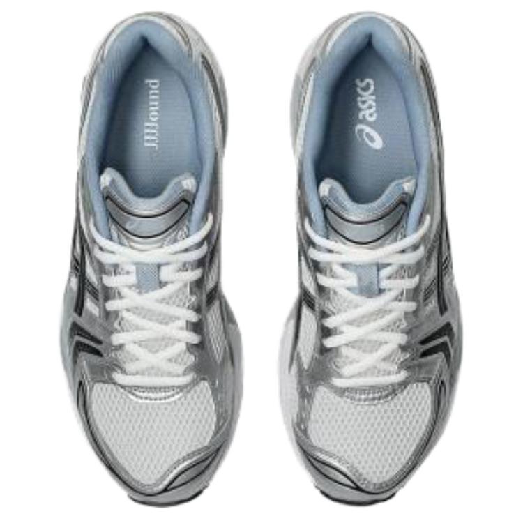 Asics JJJJound X Gel Kayano 14 White Baby Blue Unisex Sneakers Silver Black 1203A961-101