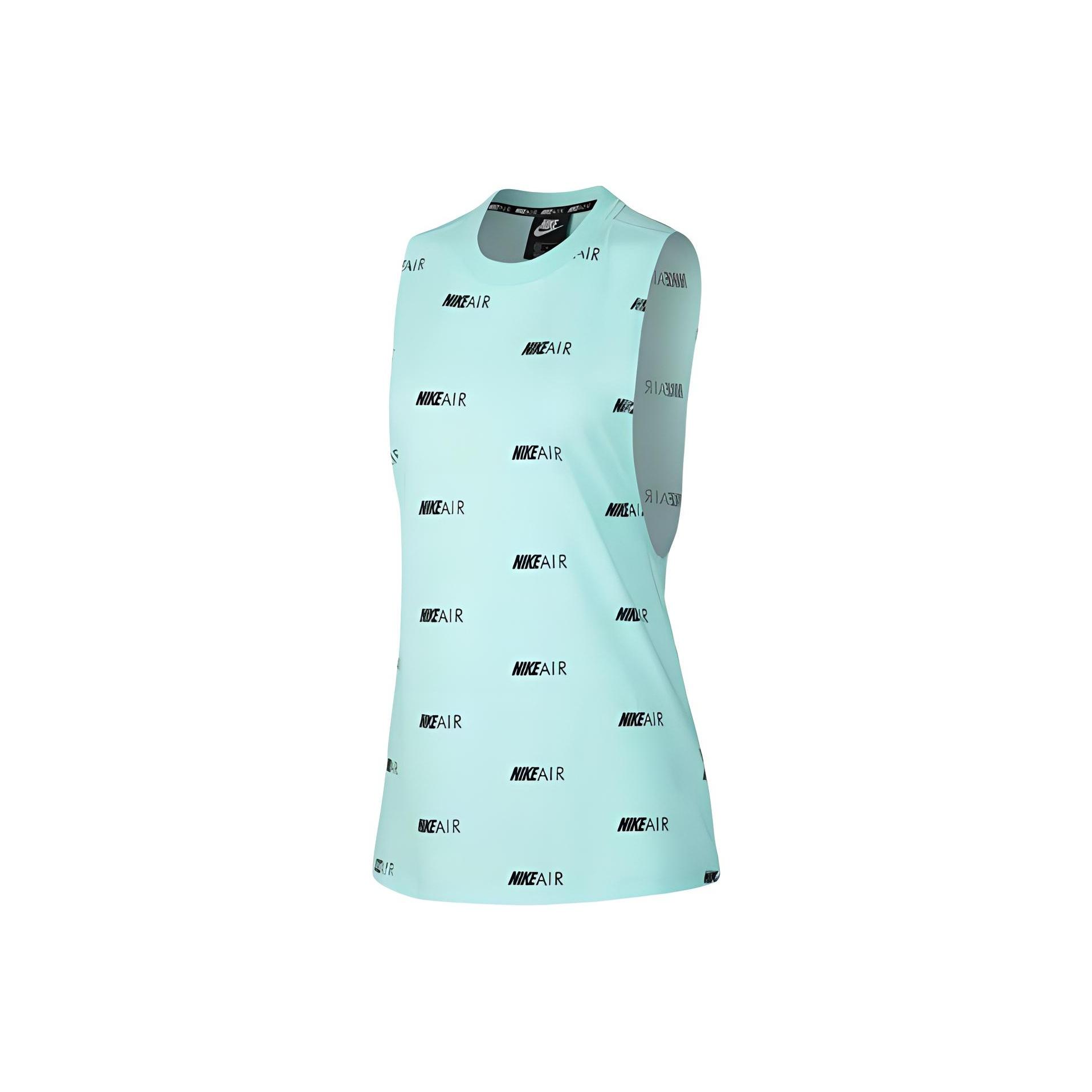 Nike Atmungsaktives Bedrucktes Tanktop mit Breiten Trägern Damen Tops Mint BQ6519-336 M white