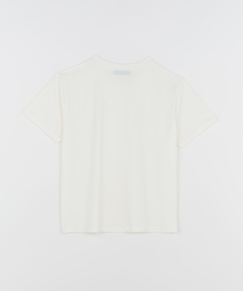 JBYRARA Crew Neck Pendant Short Sleeve T-Shirt_Ivory