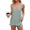 2026 New Solid Color Round Neck Women's Camisole Top
