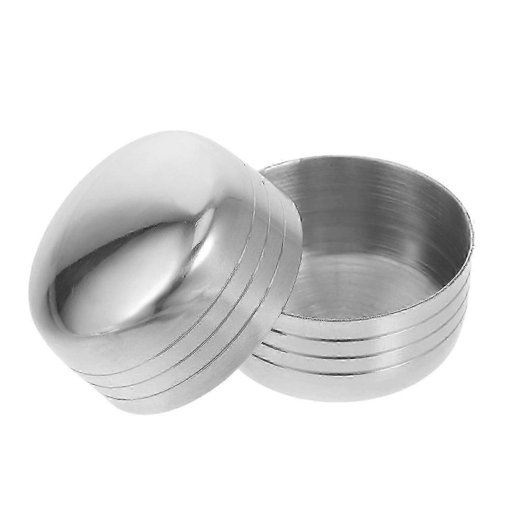 Silver Shaking Tumbler Lid Stainless Steel for Protection 2Pcs