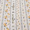 3Piece Green Leaf Orange Flower With Bed Linen Elastic Design Mattress Protective Cover 1Fitted Linen 2Pillowcases Flower Patterns