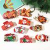 Festive Hair Clip Set: Snowman, Gingerbread Man, Santa, and Cartoon Shark Clips