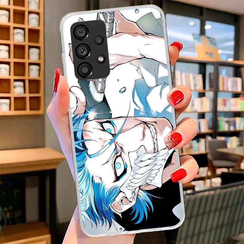 Grimmjow 6 Bleach Phone Case For Samsung Galaxy A12 A22 A32 A52 A72 A02S Phone Case Note 20 Ultra 10 S10 Plus A51 A71 A50S A20S