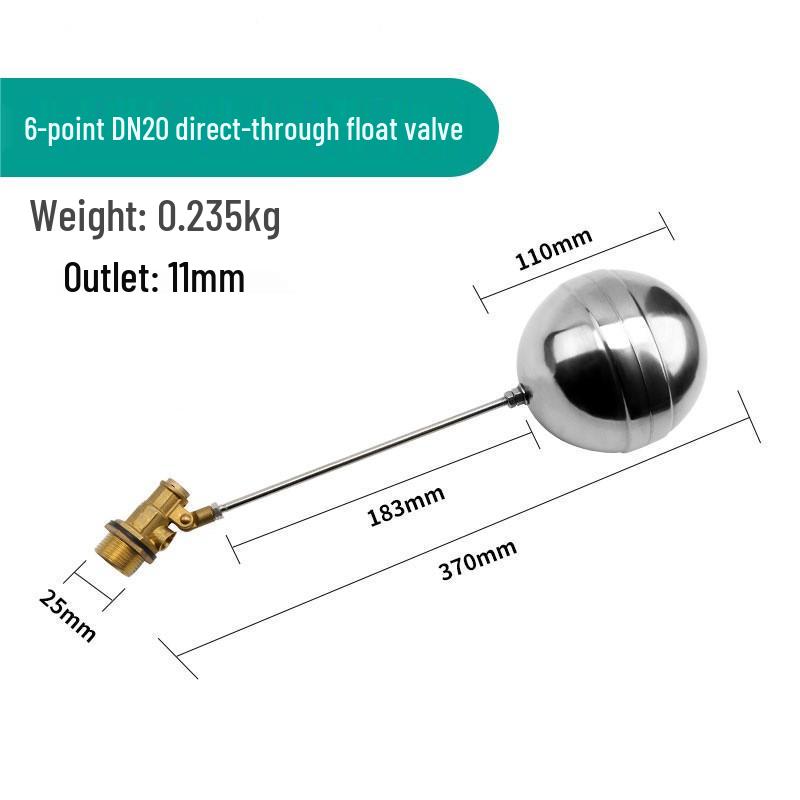 ELEKO Stainless Steel Automatic Water Level Float Valve Controller