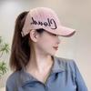 Unisex Adjustable Baseball Cap with Stylish Letter for Summer Sun Protection Outdoor Sports Walking and Travel Hat