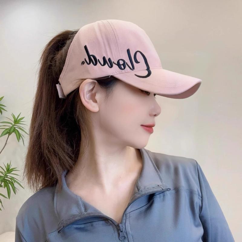 Unisex Adjustable Baseball Cap with Stylish Letter for Summer Sun Protection Outdoor Sports Walking and Travel Hat