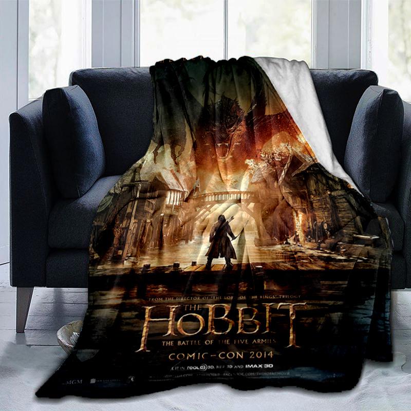 The Hobbit: The Battle of Five Armies Poster PrintPrint Blanket, Soft Blanket For Sofa Office Bed And Travelling Daughter Birthday Gift Esj3