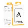 AMORUS For Samsung Galaxy S21 Ultra 5G Case with Sliding Card Holder PC TPU Phone Back Cover