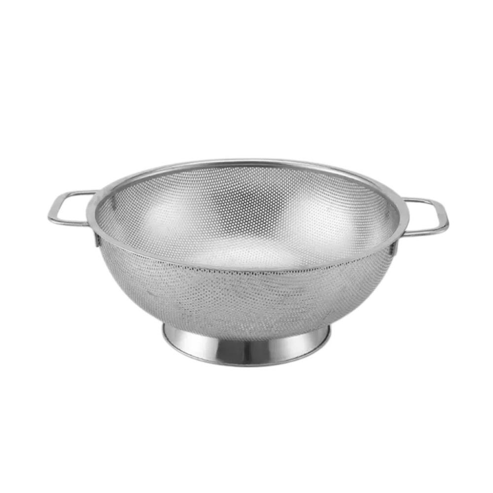 Thickened Vegetable Washing Basin Fine Mesh Filter Kitchen Strainer Food Pasta Strainer Kitchen S 22.5cm-Draining Basket