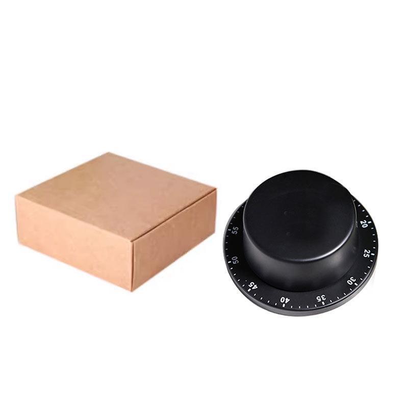 1Pcs Magnetic Kitchen Timer Stainless Steel Timer Mechanical Alarm Clock Baking Reminder For Learning Time Management