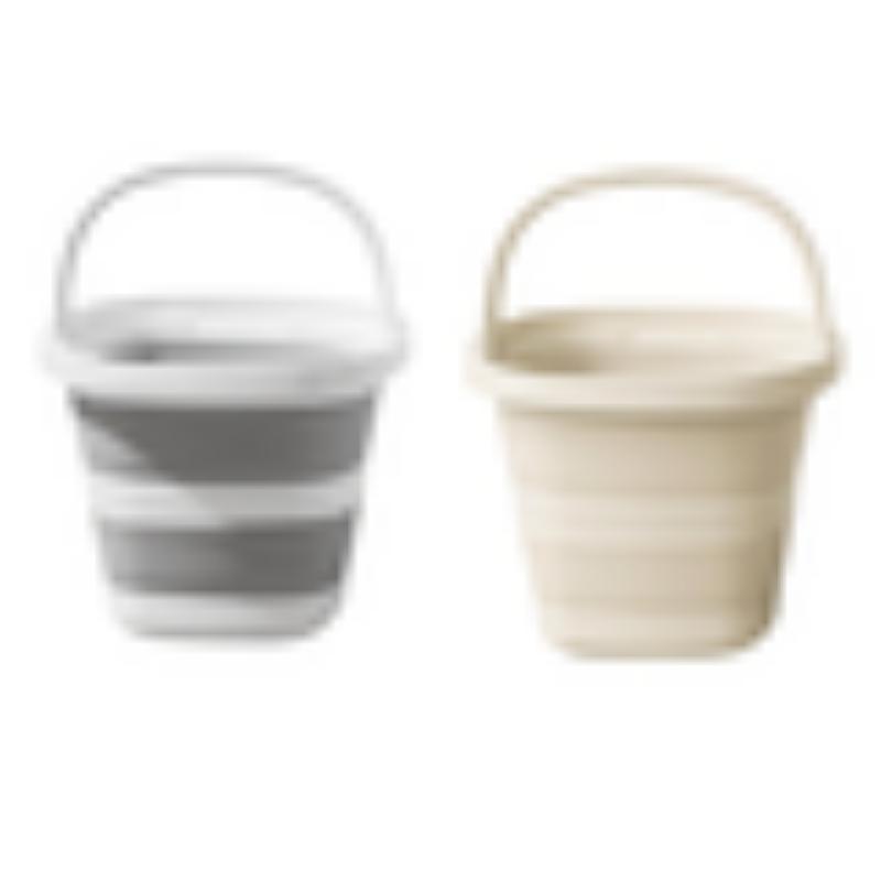 Versatile Folding Water Bucket with Handle Household Silicone Bucket Travel Outdoor Fishing Portable Water Bucket