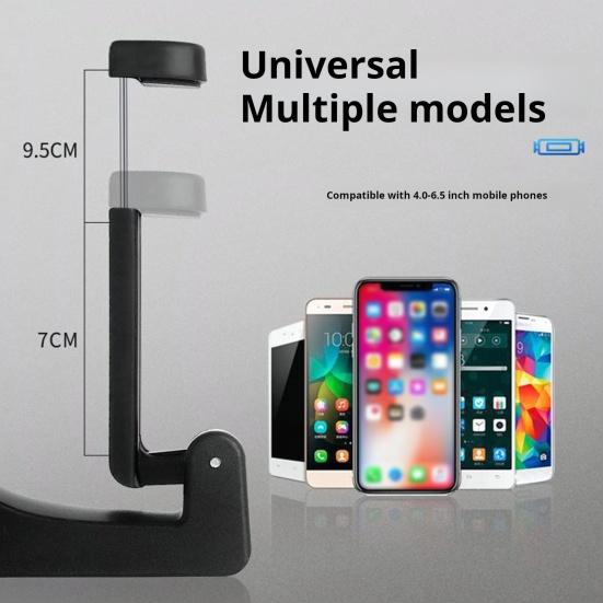Car Headrest Hidden Hook 360-Degree Rotation Easy To Install Adjustable Hanger Rear