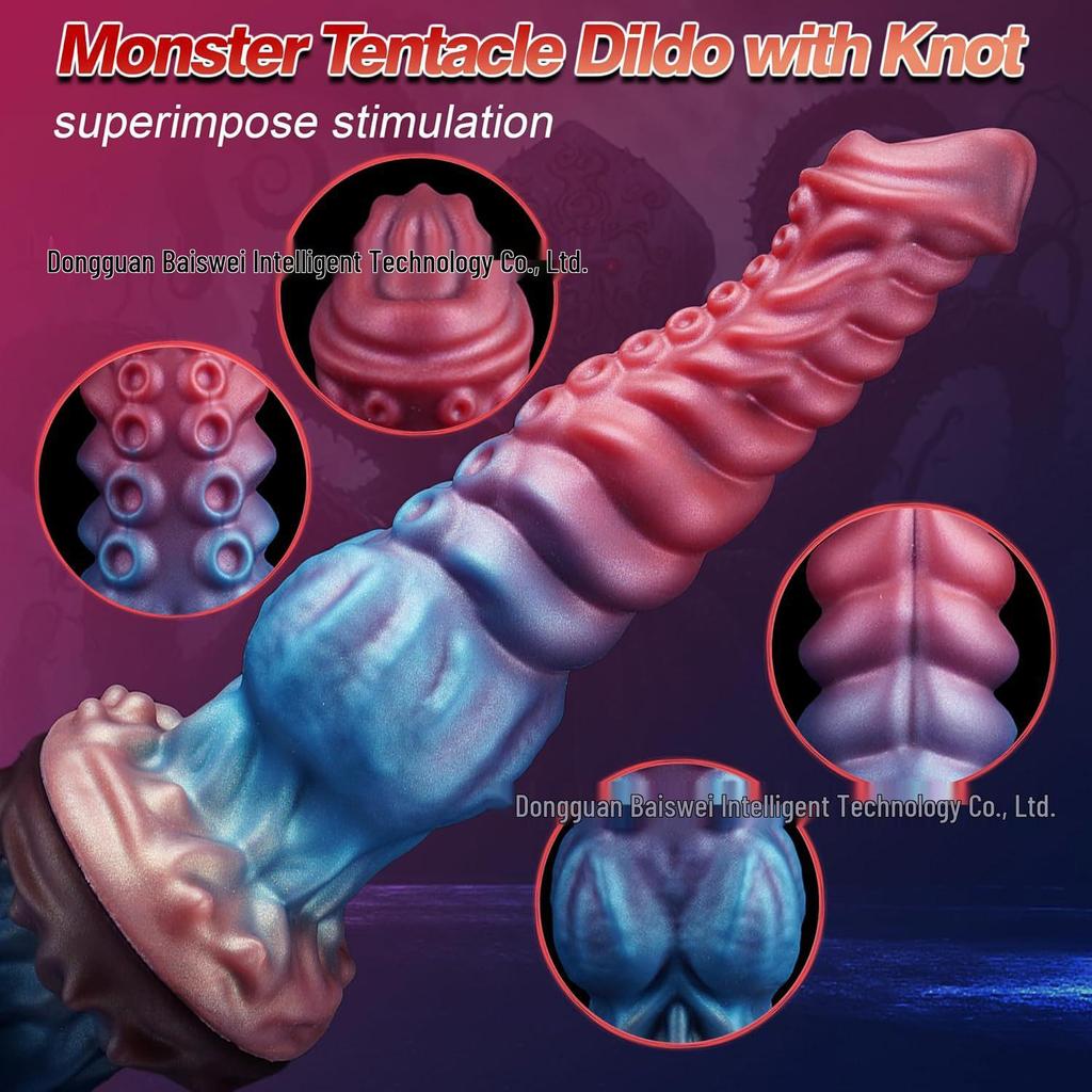 Cross-border Octopus Tentacle Silicone Anal Plug SM Toy