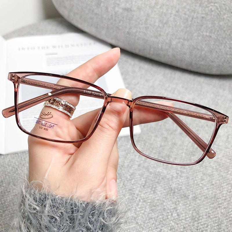 Fashion Square Frame Glasses Anti Blue Light Glasses Men Women Optical Transparent Computer Spectacle Eyeglass Uv400
