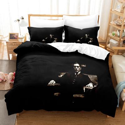 Godfather Bedding Set Single Twin Full Queen King Size Gangster Boss Bed Set Aldult Kid Bedroom Duvet Cover Sets 3D Print 011