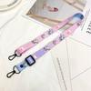 Oblique Span Mobile Phone Lanyard Adjustable Cartoon Silicone Change Bag Lanyard Card Sleeve Record Label Lanyard Lanyard
