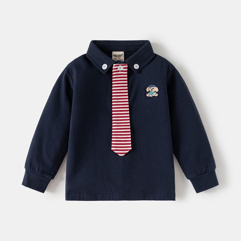 Autumn Children's Clothing Boys and Girls British Style School Uniform Performance Dress Children Business Attire Baby Boy Long sleeve Lapel Shirts