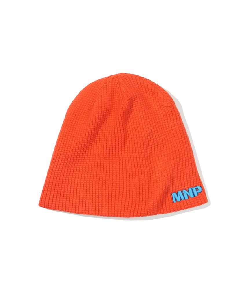 Maineimijeupiteo Mnp Logo Waffle Beanie - Orange