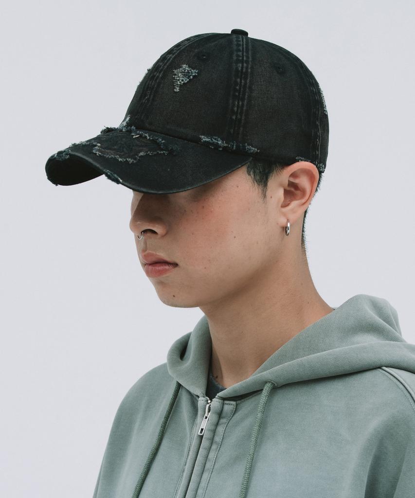 Depeugameoncheu Logo Destroyed Cap [Black]