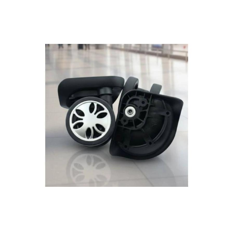 Luggage Caster Wheel Long-Lasting Rotating Suitcase Wheel Travel Gear Wear-Resistant Easy To Install