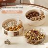 Clear Window Food Container for Easy Access to Snacks Fruits Nut Removable Layers Kitchen Storage Organizers