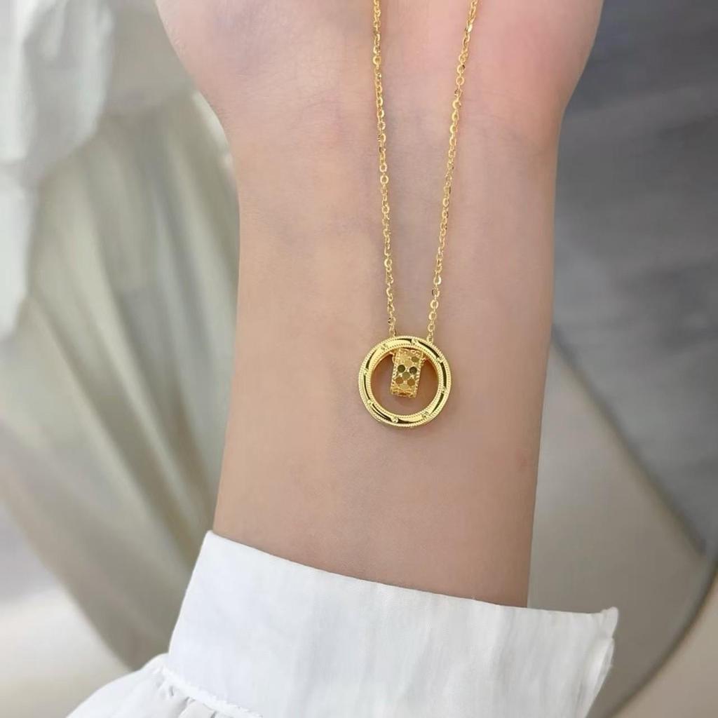 New Year Lucky Slim Waist Golden Fish Scale Pendant with Eye