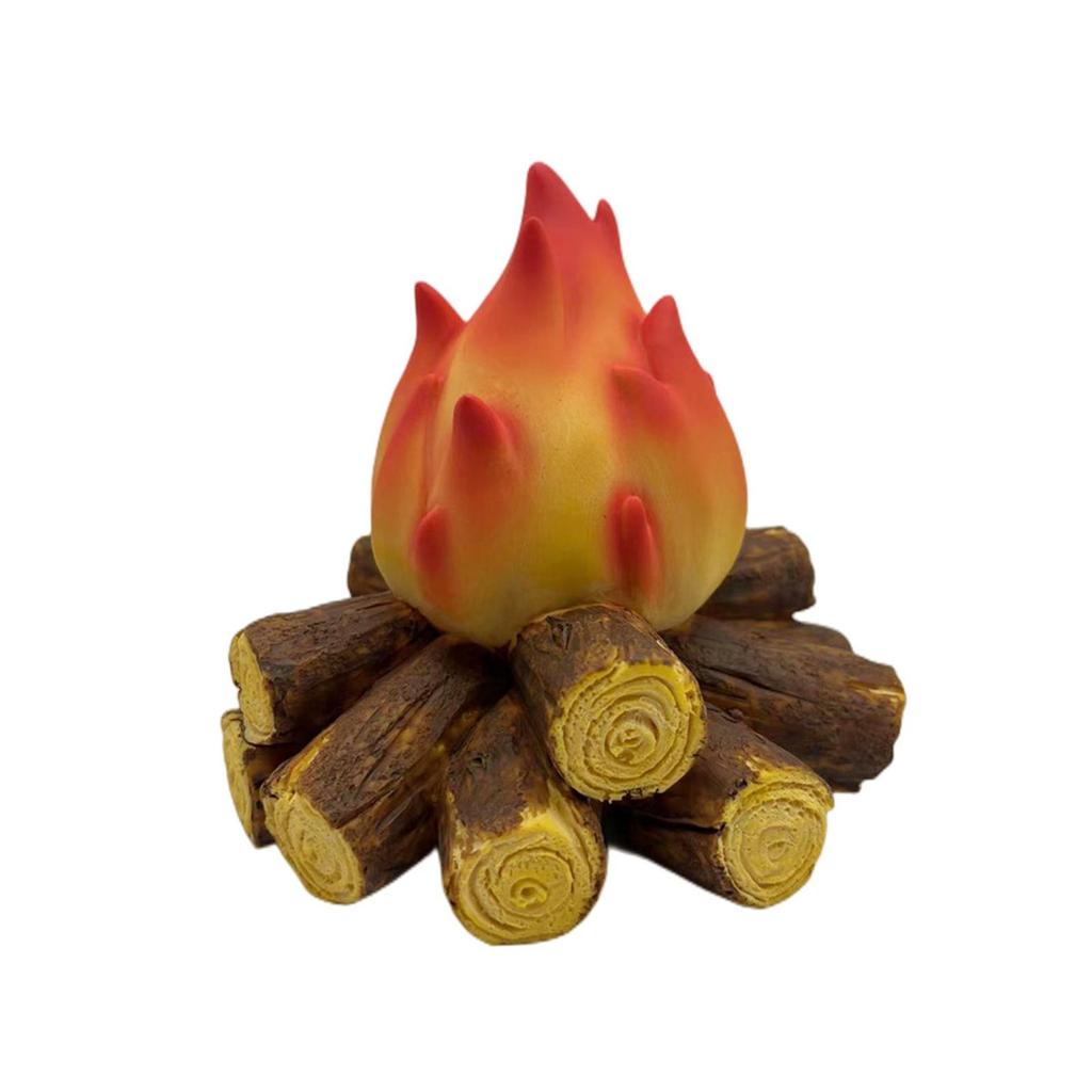 Realistic LED Flame Effect Night Light for Living Room Desktop Ornament