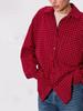 2026 New Women's Plaid Long-Sleeve Loose Fit Plus Size Shirt - Casual & Work Style