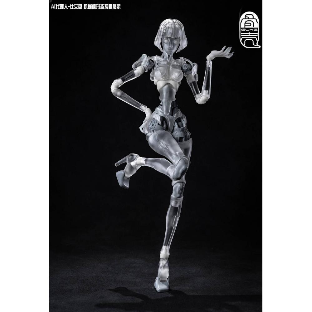 Null 1 12 Ai Agent mAiden Type C1 Transparent Ver. Movable Figure Body
