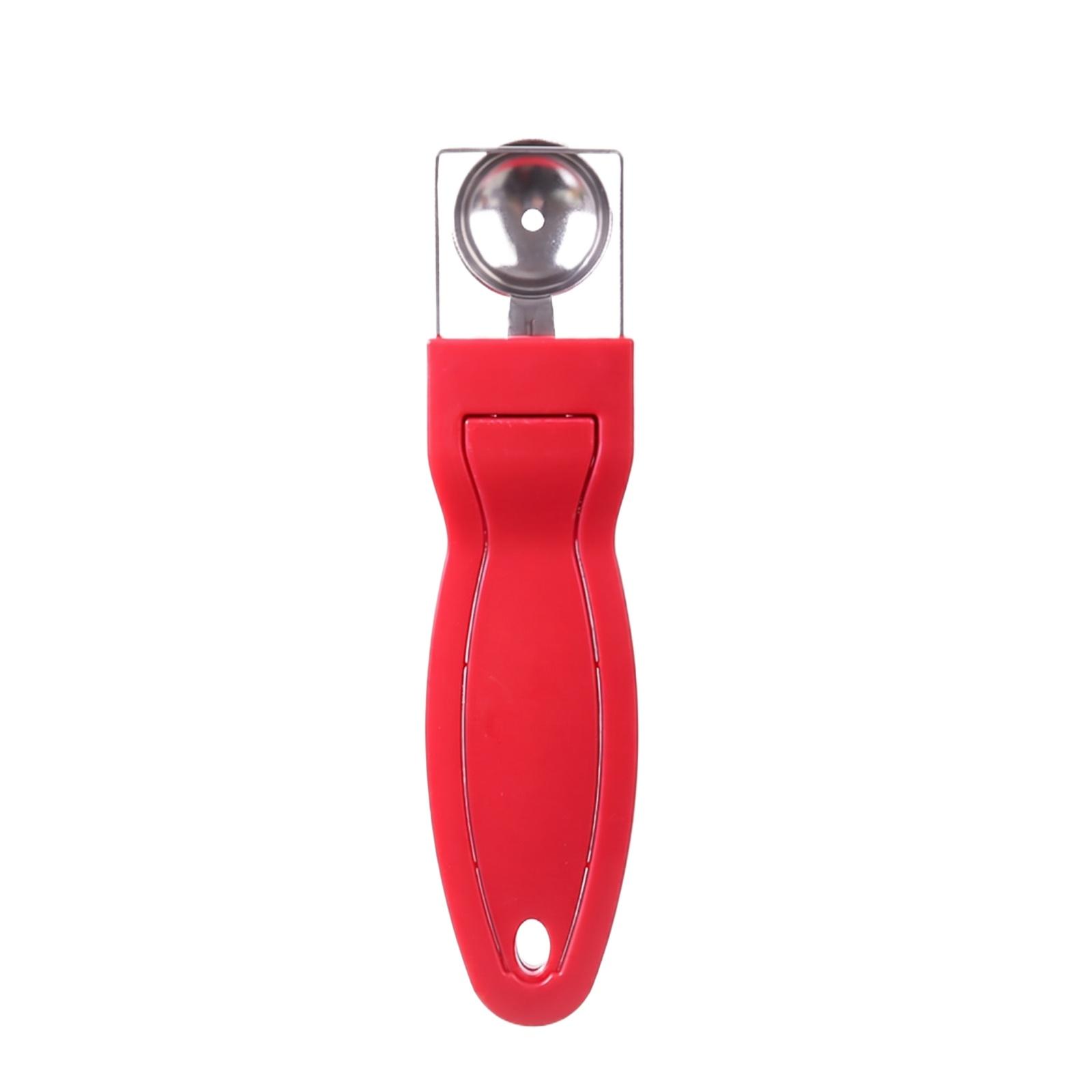 

2 in 1 Watermelon Cutter and Melon Baller Fruit Scoop Tool with Stainless Steel Scoop and Ergonomic Handle for Kitchen Use One Size червоний