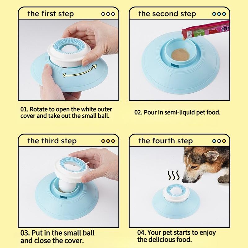1PC Dog Toy Leaking Food Toy Playing Licking Toy Cleaning Tongue Coating Sniffing Toy Dog Slow Food