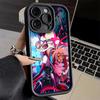 Phone Case for iPhone 17 Air 16E 15 16 Pro Max Hazbin Hotel Anime Cover 14 Plus 13 12 Mini Soft Shell Silicone Fundas