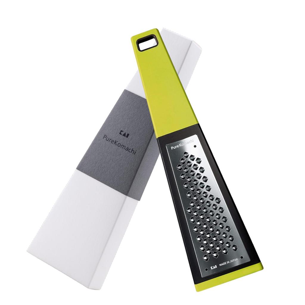 KAI Cheese for thinly sliced cheese and pizza Pure Komachi Kanoko Shibori Made in 020AH0252 Grater, cheese, brand, pattern, Green, Japan,