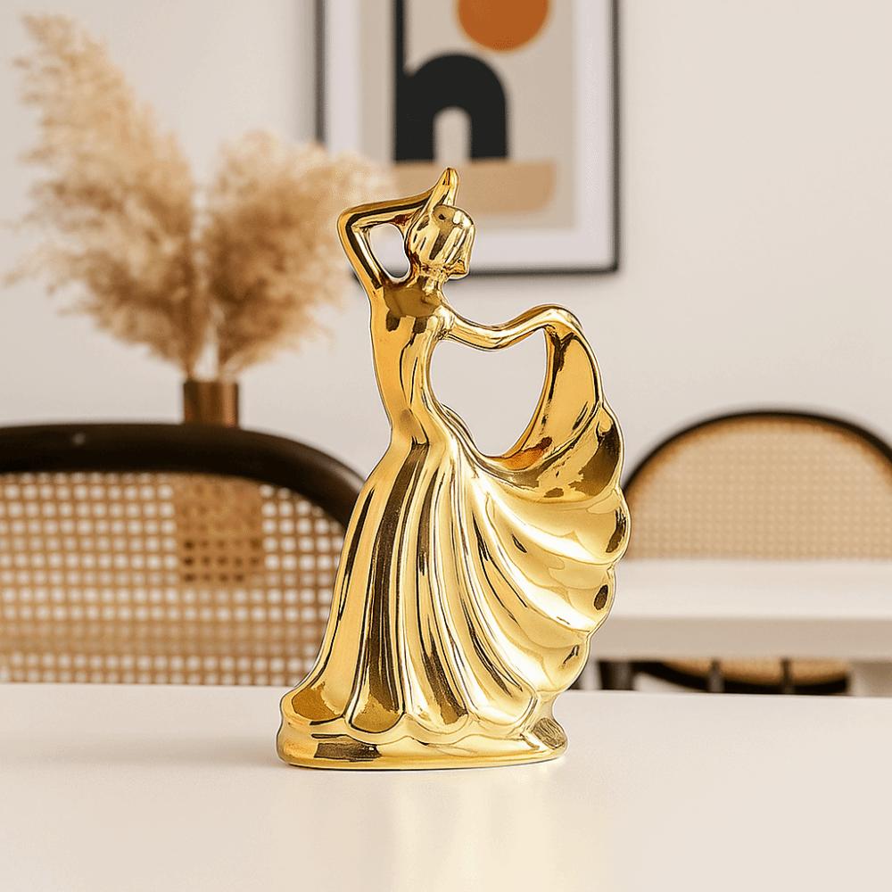 Model Dancing Lady Figurine Simulated Tabletop Art Figure  Festival Decor
