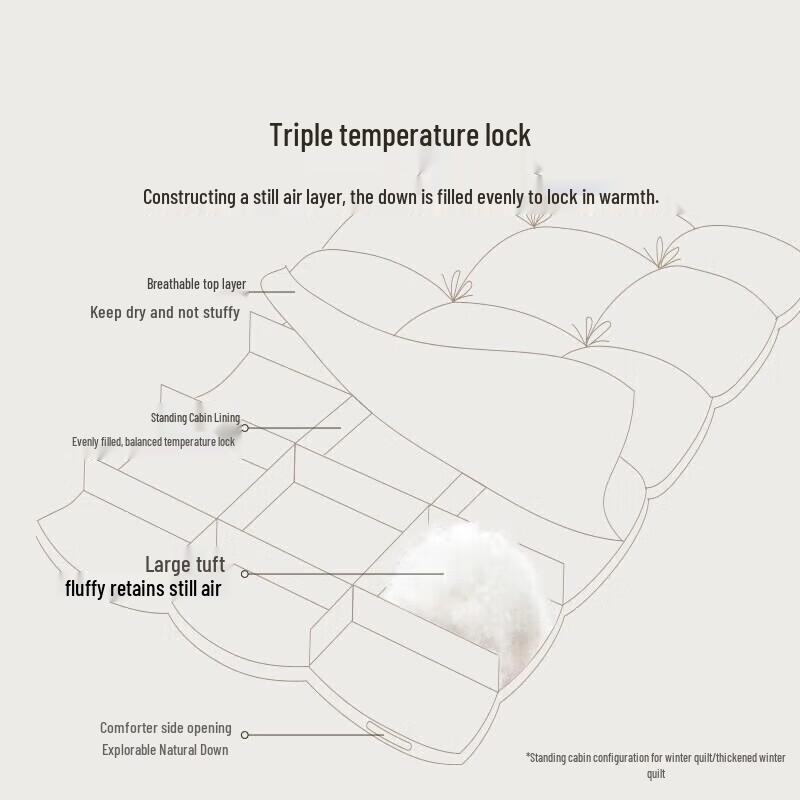 Atour Planet 95% White Goose Down All-Season Duvet