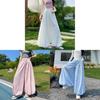 Summer Girl Floral Bubble Skirt Pants With High Waist For Casual Wear