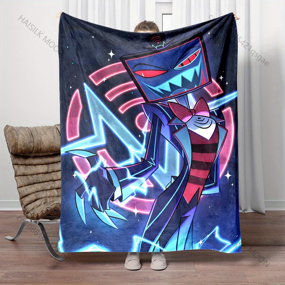 Multiple Sizes Classic Games TV Man Cartoon Printed Blanket Warm Soft and Comfortable Home Travel Sofa Bedding Cover Blanket