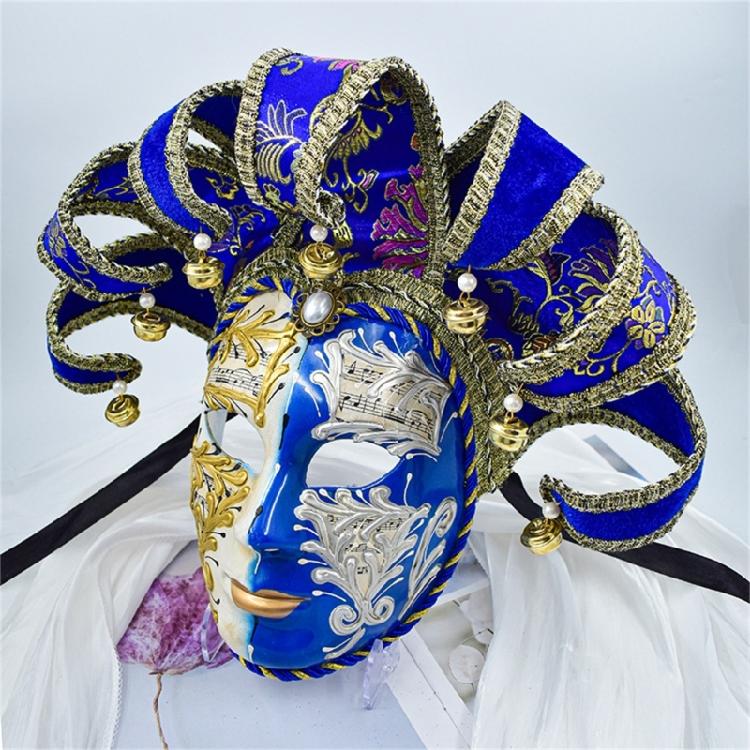 Masquerade Mask for Men Women Venetians Jester Mask Halloween Cosplay Party Costume Cosplay Mask for Wall Decorations